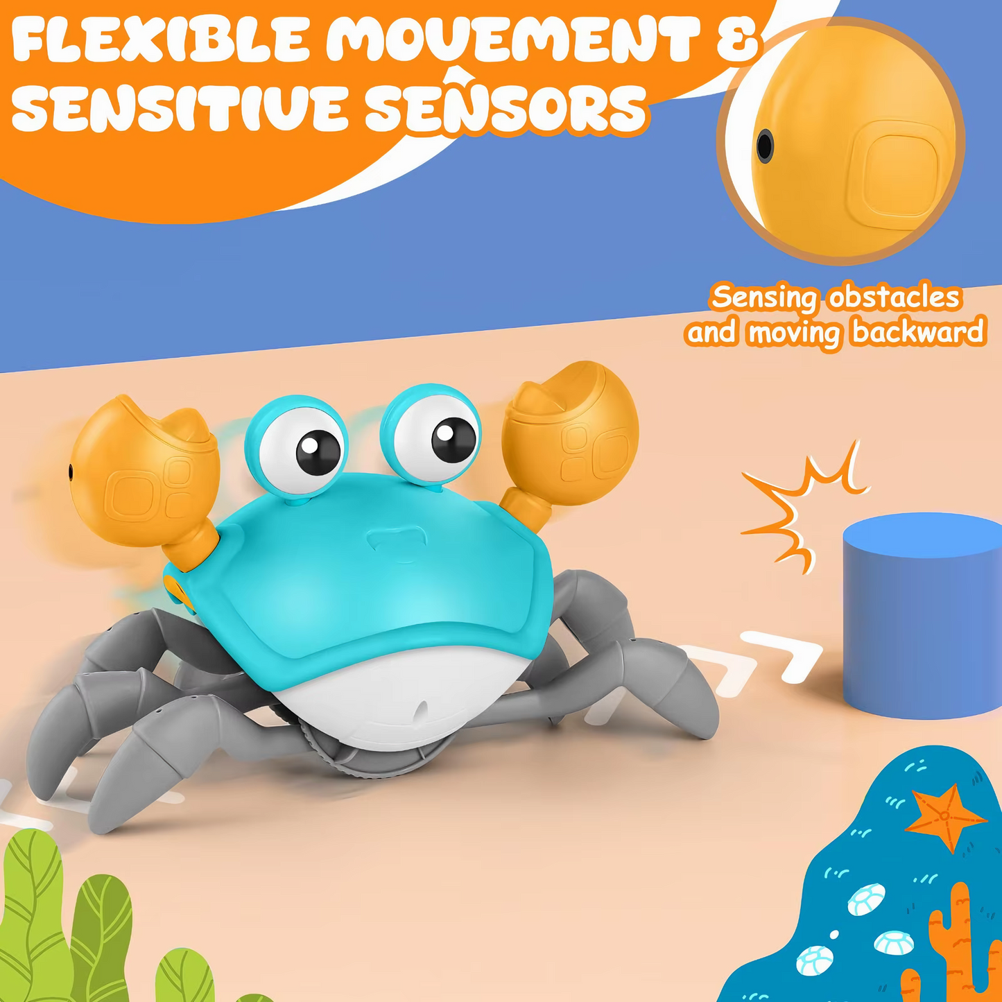 CrawlingCrab™ Interactive Toy